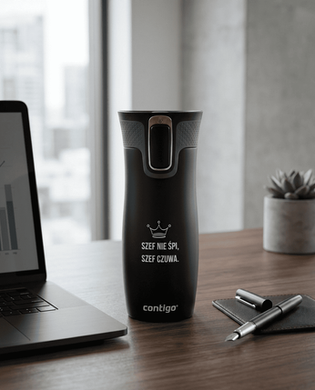 Kubek termiczny dla Szefa - Contigo West Loop 2.0 470 ml - czarny