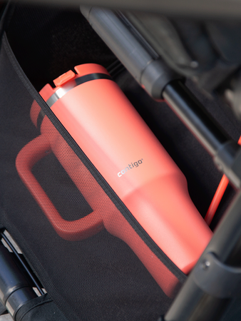 Thermal mug with straw Contigo Streeterville Tumbler 1200 ml - Coral