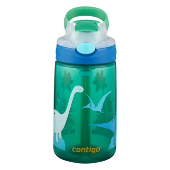 Bidon dla dzieci - Kubek dla dzieci Contigo Gizmo Flip 414ml - Jungle Green Dino