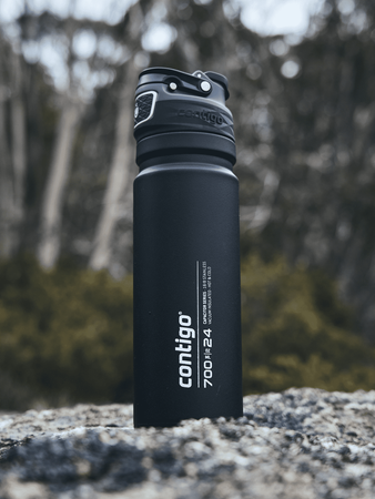 Termos z ustnikiem Free Flow Contigo 700ml - Czarny - powystawowy