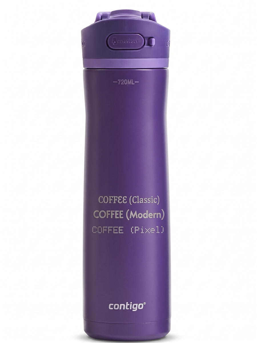 Butelka termiczna na wodę Contigo Ashland 2.0 Chill 720 ml - Violet - Z Twoim grawerem