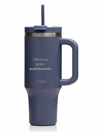 Kubek termiczny na wodę z grawerem Streeterville Tumbler 1200 ml - Indigo