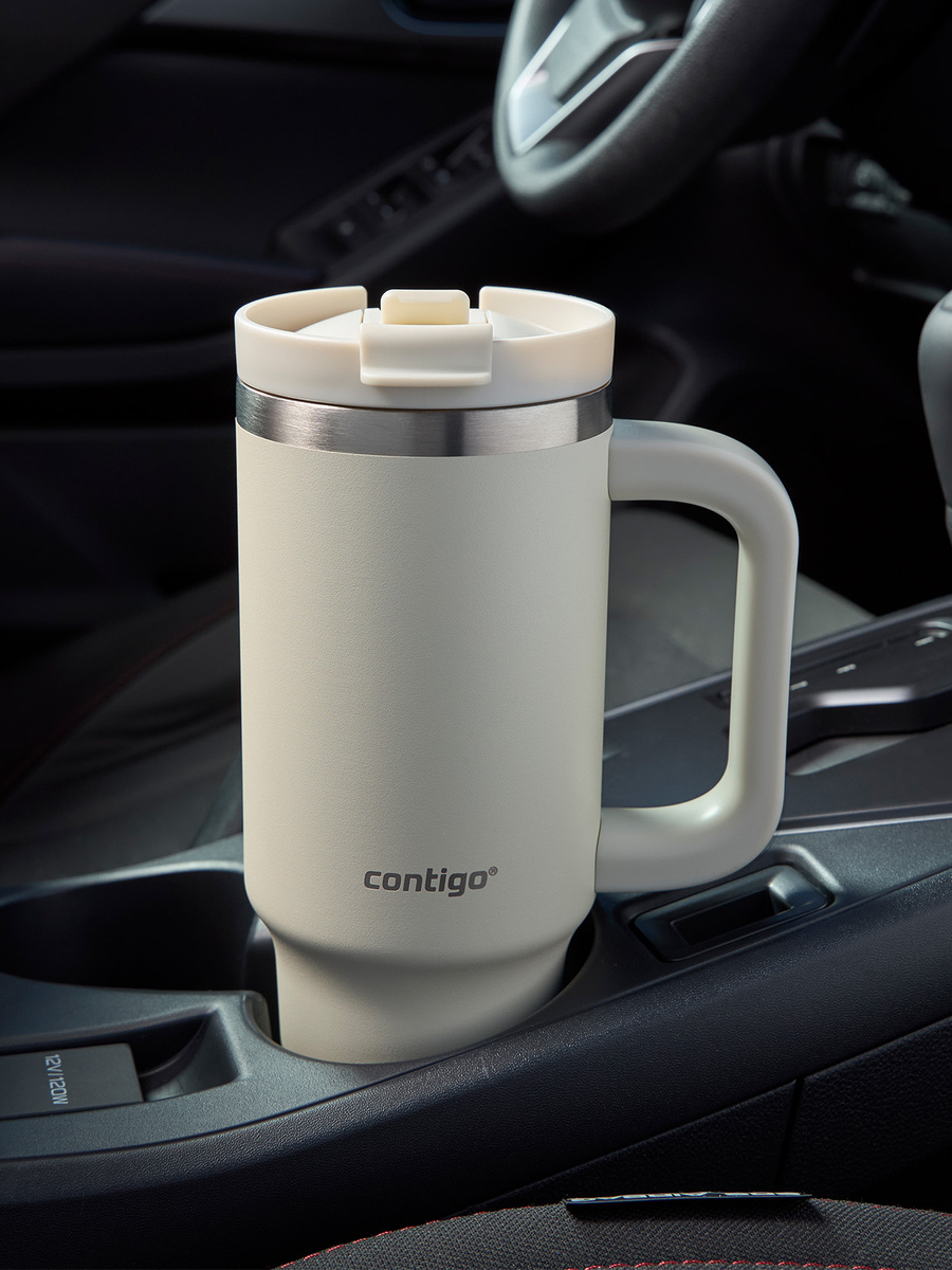 Kubek termiczny ze słomką Contigo Streeterville Tumbler Mini 880 ml - Oatmilk