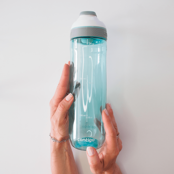 Water Bottle Contigo Cortland 720ml - Grayed Jade/White