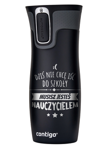 Thermal Mug Contigo West Loop 470 ml - Matte Black - You're a teacher