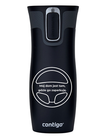 Kubek termiczny Contigo West Loop 2.0 470 ml - Kierowca - czarny