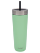 Thermal mug with straw Luxe Tumbler 720 ml with engraving - Cucumber