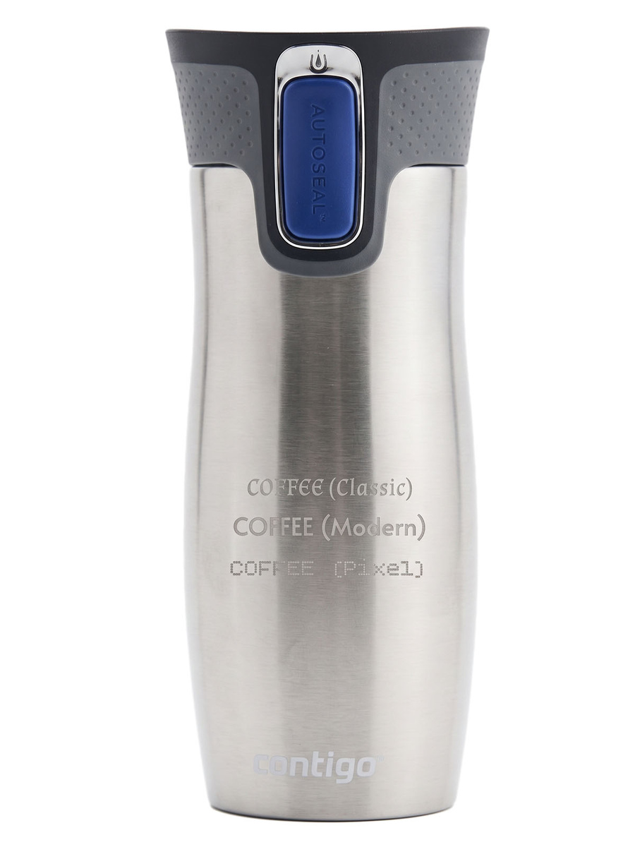 Kubek termiczny z grawerem Contigo West Loop 2.0 470 ml - Stalowy