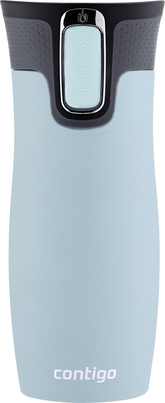 Kubek termiczny Contigo West Loop 2.0 470ml - Święty spokój - Błękitny Mat