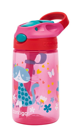 Bidon dla dzieci - Kubek dla dzieci Contigo Gizmo Flip 414ml - Cherry Cat