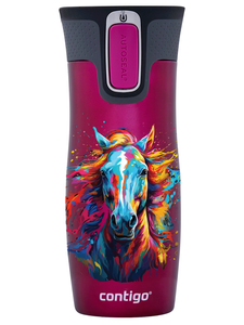 Contigo West Loop 2.0 thermal mug 470ml - Raspberry - Horse