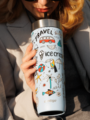 Kubek termiczny ze słomką Contigo Luxe Tumbler 720ml - Summer - Periwinkle