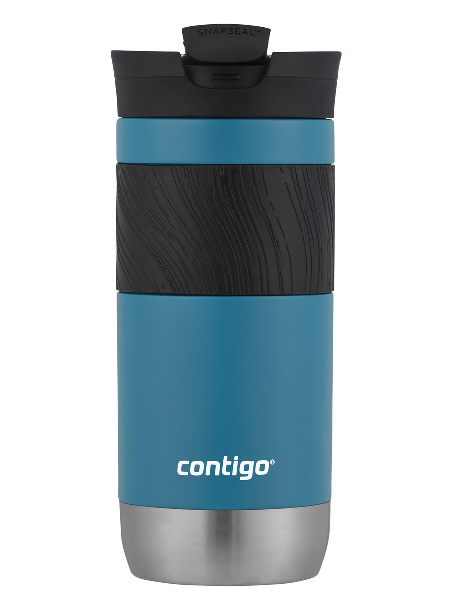Kubek termiczny z grawerem Contigo Byron 2.0 470ml - Niebieski mat