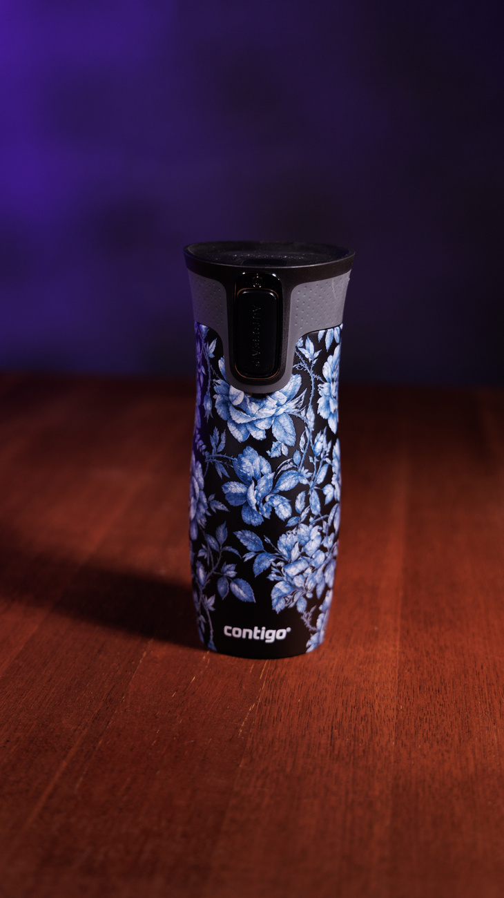 Kubek termiczny Contigo West Loop 2.0 470 ml - Porcelain Rose- Black