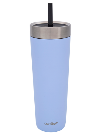 Thermal mug with straw Contigo Luxe Tumbler 720 ml - Periwinkle