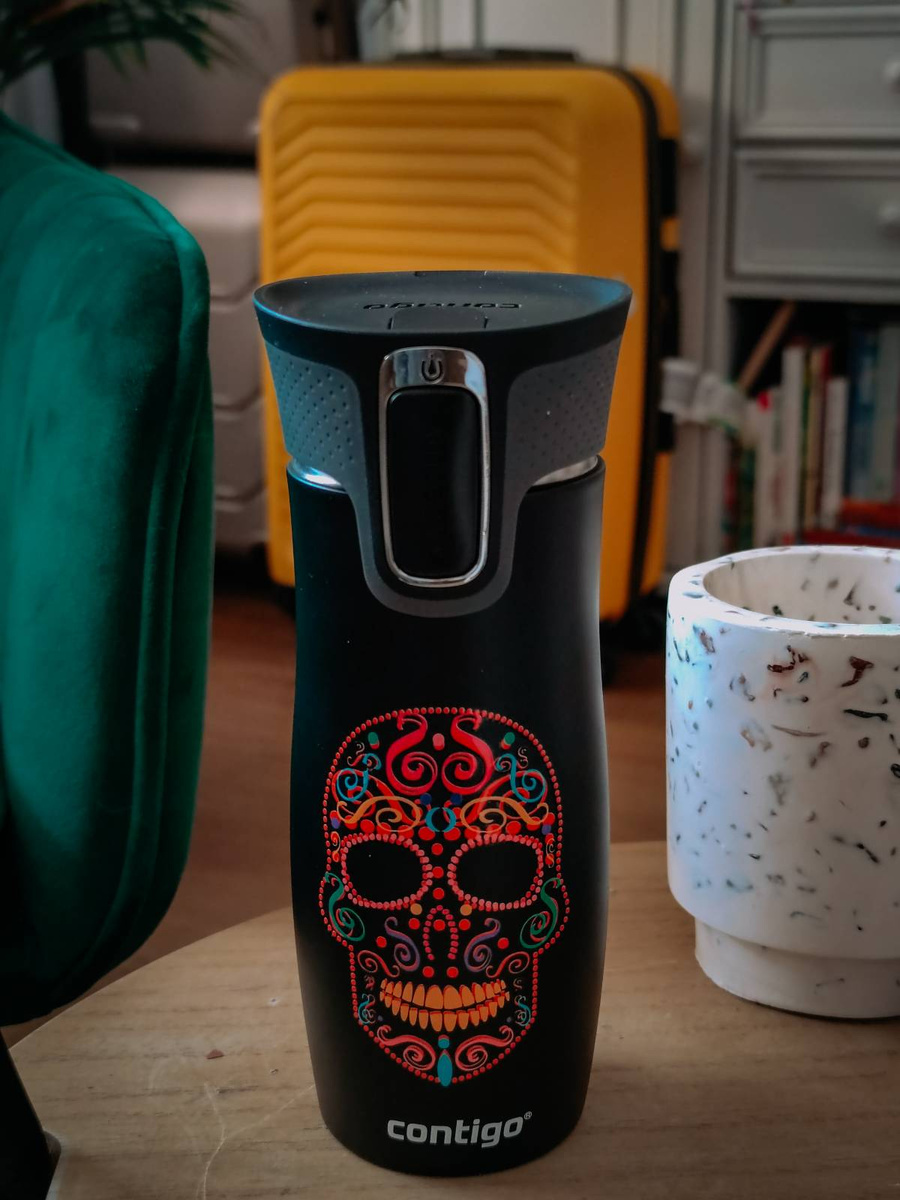 Kubek termiczny Contigo West Loop 2.0 470 ml - "Catrina” 