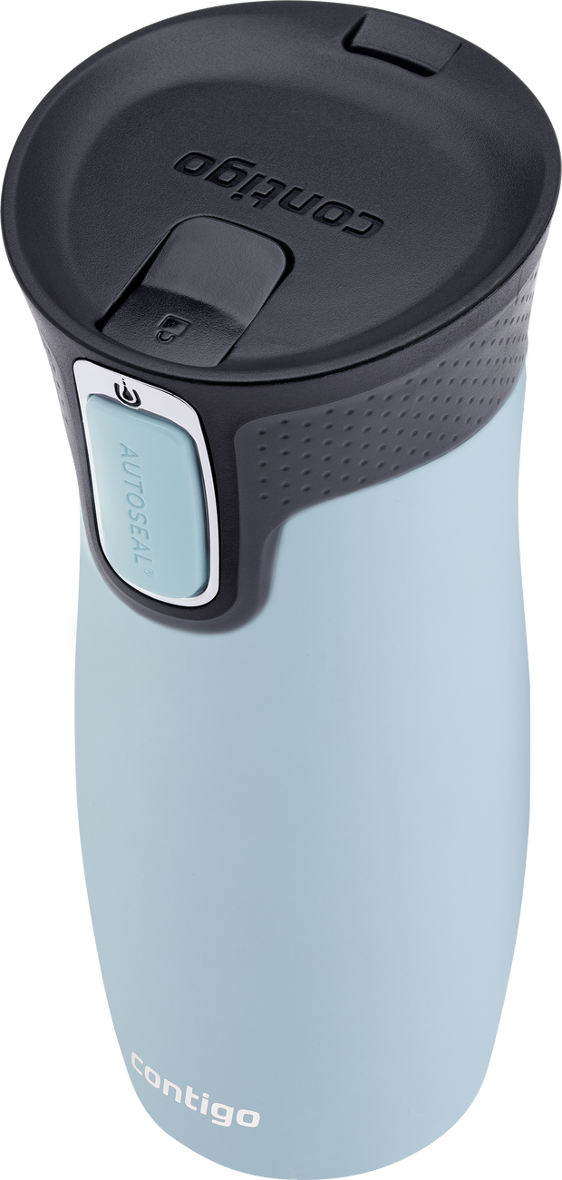 Kubek termiczny Contigo West Loop 2.0 470ml - błękitny mat - powystawowy