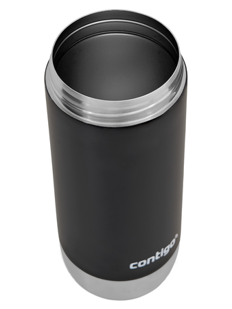 Kubek termiczny na kawę Contigo Huron 2.0 470ml - Słoneczniki - Czarny