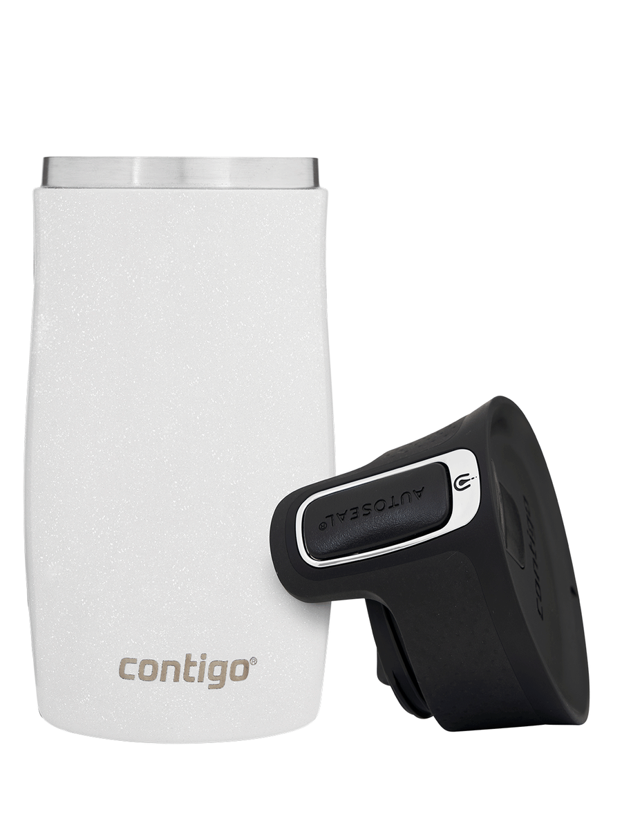 Kubek termiczny Contigo West Loop Mini 300ml - biały metalik - powystawowy