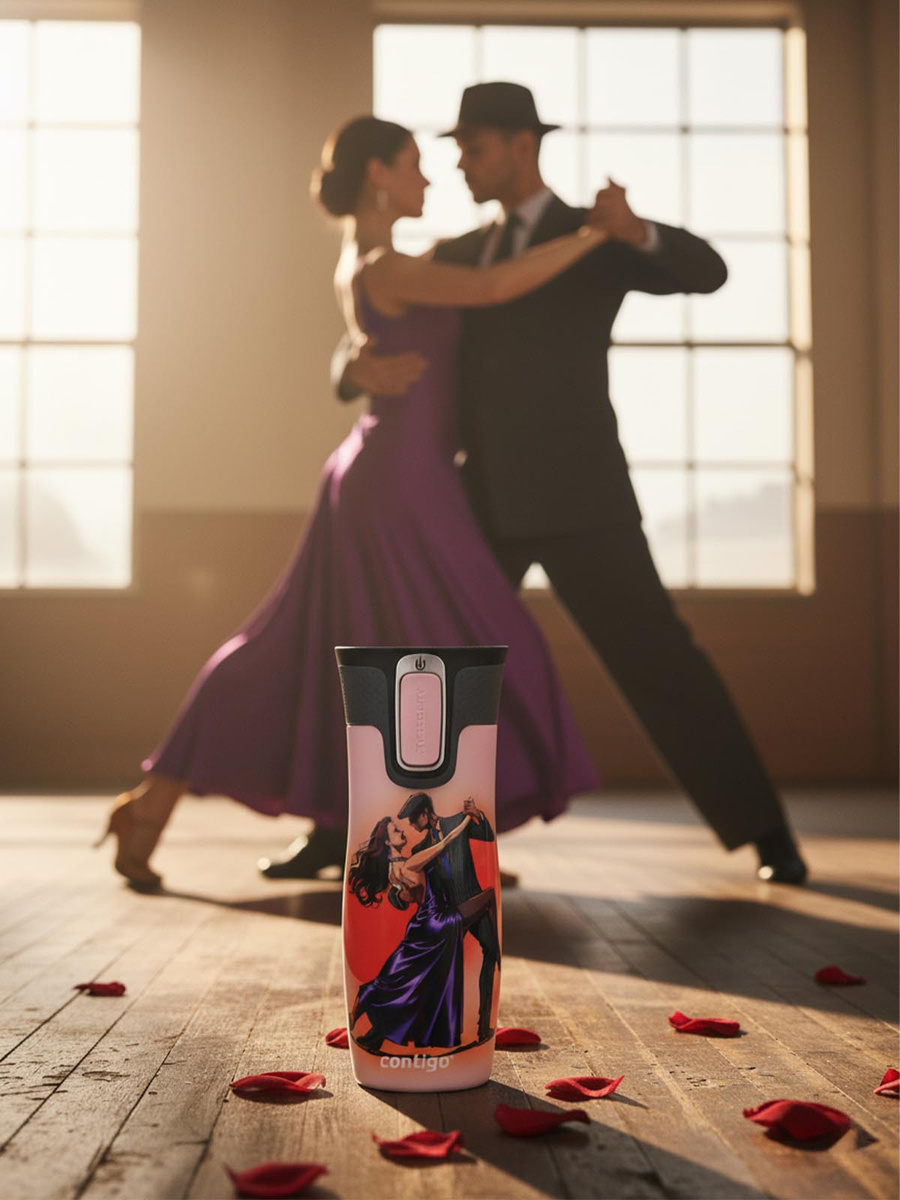 Kubek termiczny Contigo West Loop 2.0 470ml - Tango - Różowy Mat