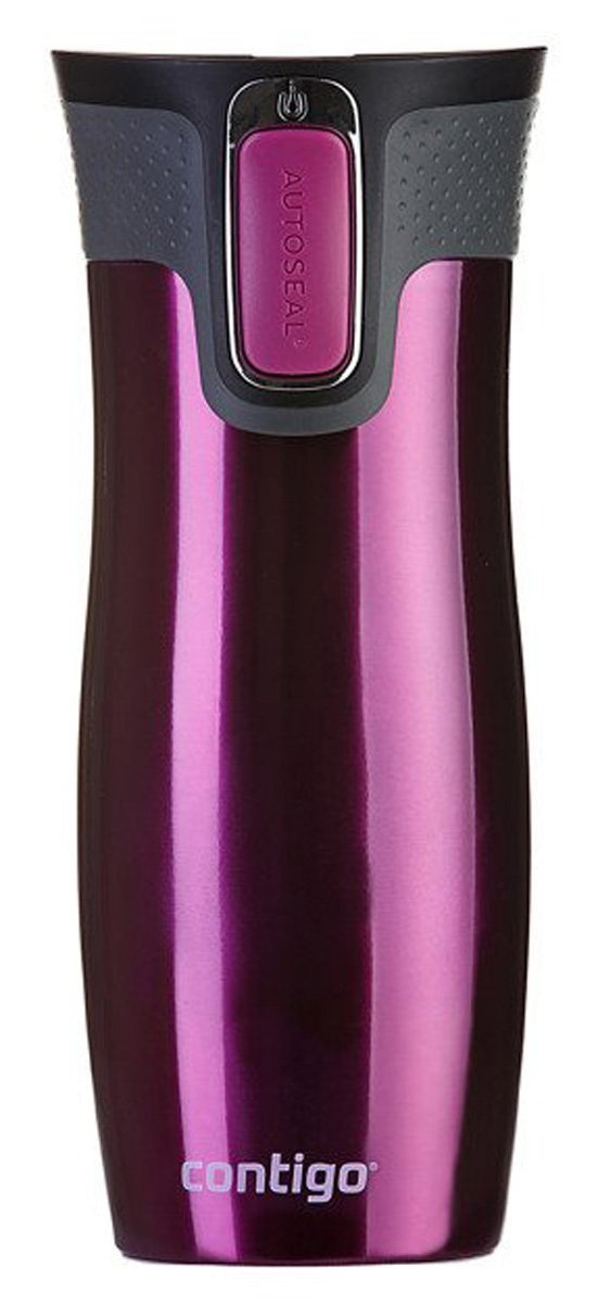 Kubek termiczny Contigo West Loop 2.0 470ml - Malinowy + Pudełko