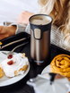 Thermal mug with engraving Contigo Pinnacle 300ml - Latte