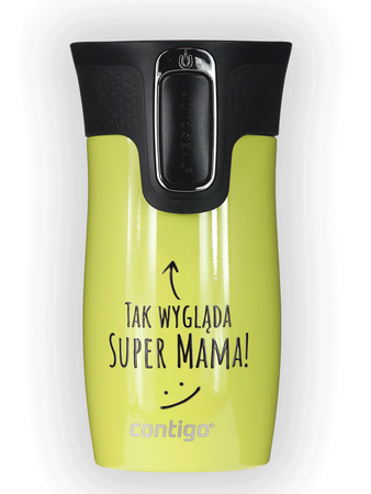 Contigo West Loop Mini 300ml thermal mug - This is what Super Mom looks like - Limelight