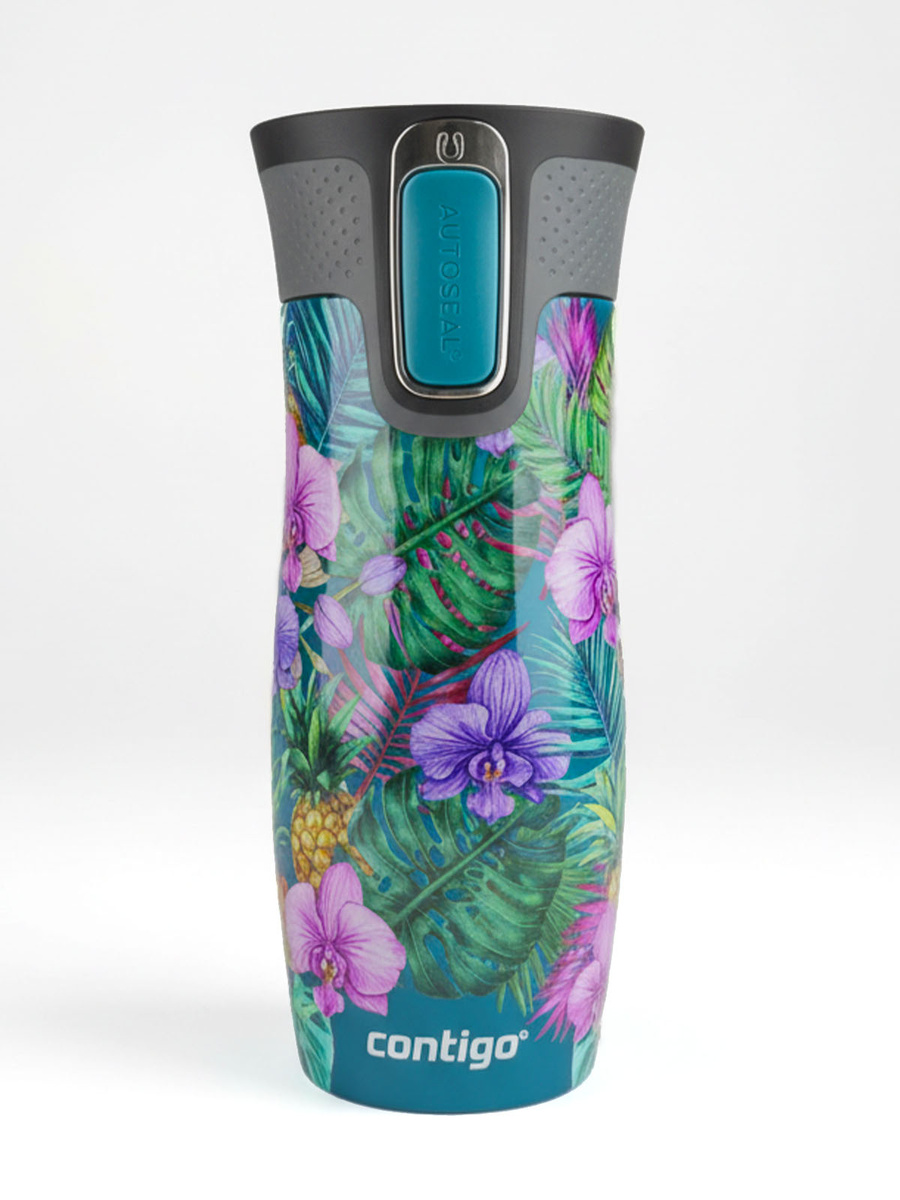 Kubek termiczny Contigo West Loop 2.0 470ml - Monstera - Biscay Bay