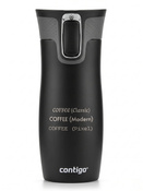 Kubek termiczny z grawerem Contigo West Loop 2.0 470 ml - Czarny