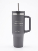 Kubek termiczny na wodę z grawerem Streeterville Tumbler 1200 ml - Darkstone