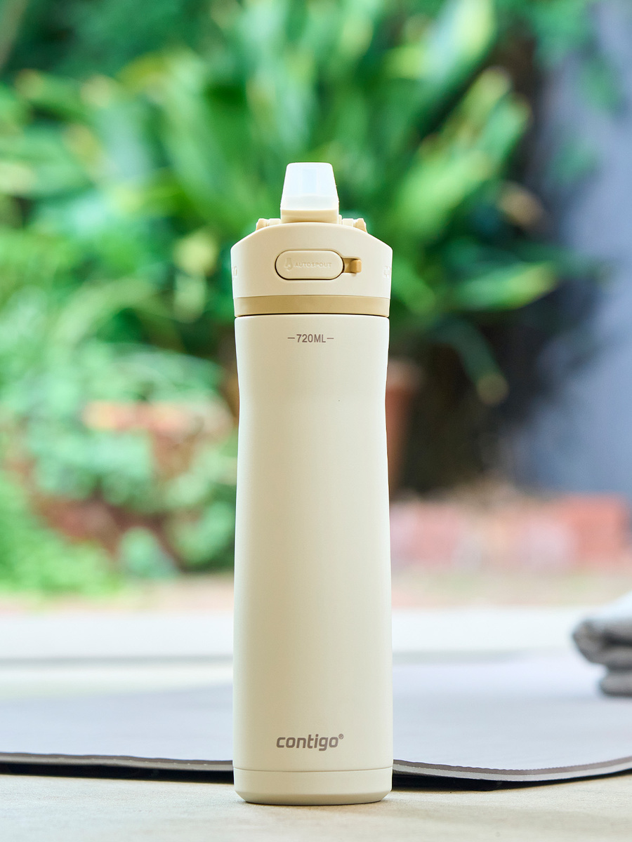 Butelka termiczna na wodę Contigo Ashland 2.0 Chill 720 ml - Oatmilk - Z Twoim grawerem