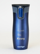 Kubek termiczny z grawerem Contigo West Loop 2.0 470 ml -  Granat Mat