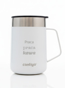 Kubek termiczny z grawerem Contigo Streeterville 420 ml - Biały
