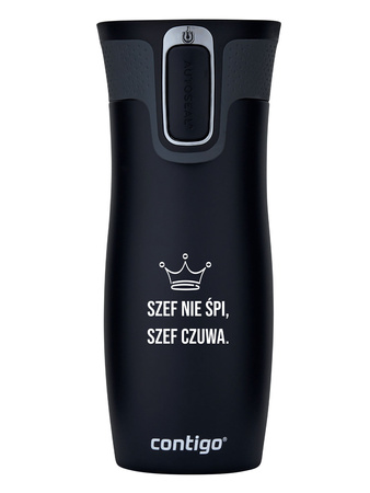 Kubek termiczny dla Szefa - Contigo West Loop 2.0 470 ml - czarny