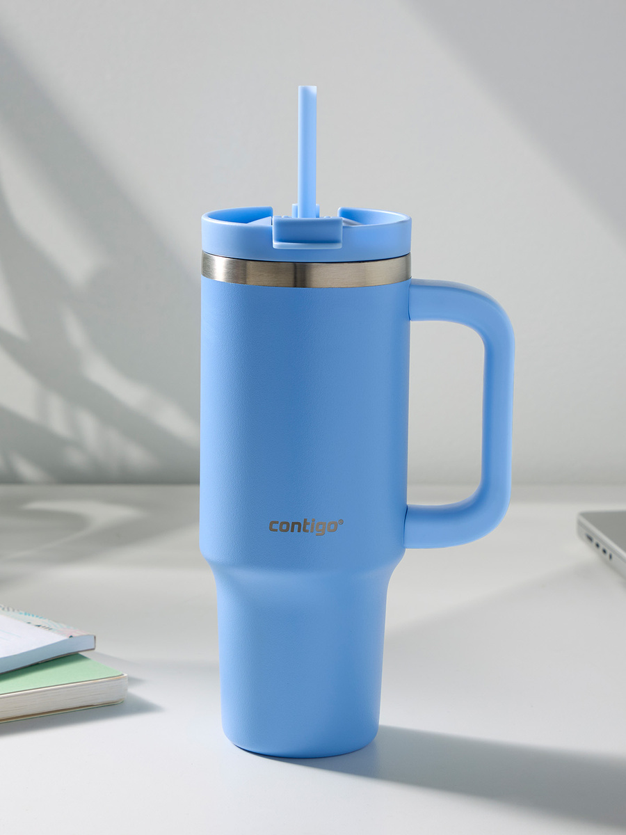 Kubek termiczny ze słomką Contigo Streeterville Tumbler Mini 880 ml - Daydream