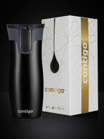 Kubek termiczny Contigo West Loop 2.0 470ml - Czarny Mat + Pudełko