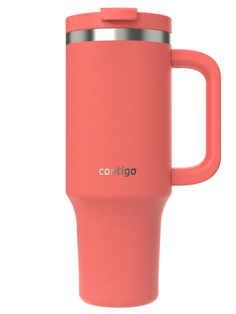 Thermal mug with straw Contigo Streeterville Tumbler 1200 ml - Coral