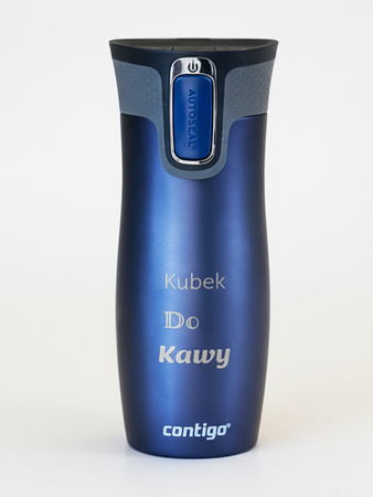 Kubek termiczny z grawerem Contigo West Loop 2.0 470 ml -  Granat Mat