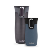 Zestaw Contigo West Loop grafitowy 470 ml + West Loop Mini 300 ml – niebieski metalik