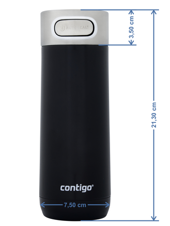 Kubek termiczny Contigo Luxe Autoseal 470ml - Stainless Steel - powystawowy