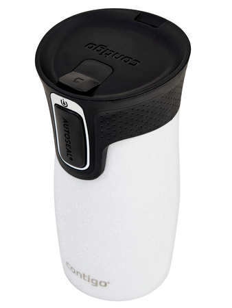 Contigo West Loop Mini 300ml thermal mug - Floresy - White Metallic