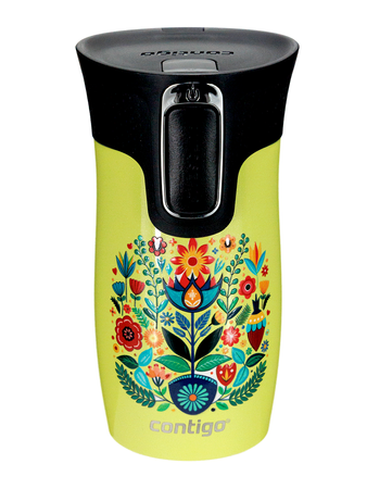 Kubek termiczny Contigo West Loop Mini 300ml - Folklor2 - Limelight