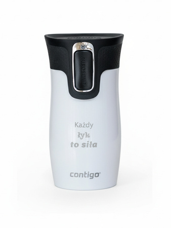Kubek termiczny z grawerem Contigo West Loop Mini 300ml - Salt