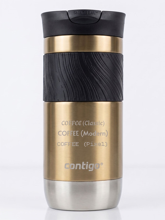Kubek termiczny z grawerem Contigo Byron 2.0 470ml - Złoty