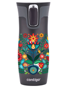 Kubek termiczny Contigo West Loop 2.0 470ml - Folklor II - Gunmetal