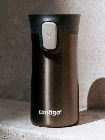 Thermal mug with engraving Contigo Pinnacle 300ml - Latte