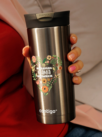 Contigo Huron 470ml thermal mug - Best Mom - Gunnmetal