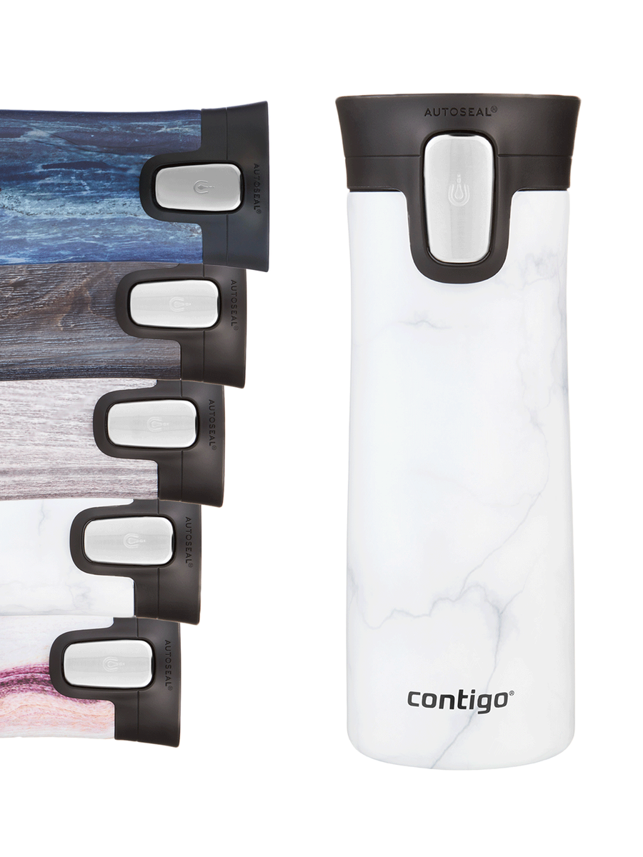 Kubek termiczny Contigo Pinnacle Couture 420ml - White Marble