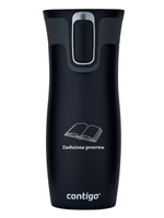 Kubek termiczny dla Nauczyciela/Nauczycielki - Contigo West Loop 2.0 470 ml - czarny