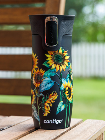 Thermal mug Contigo West Loop 2.0 470 ml - Sunflowers